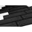 3" x 10" Beveled Glass Subway Tile