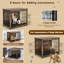Woden Pet Crate with 2 Doors