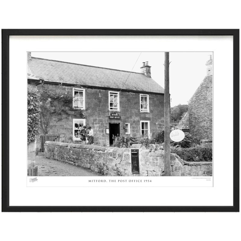 Mitford, The Post Office 1954 - Single Picture Frame Print, 45cm H x 60cm W x 2.3cm D
