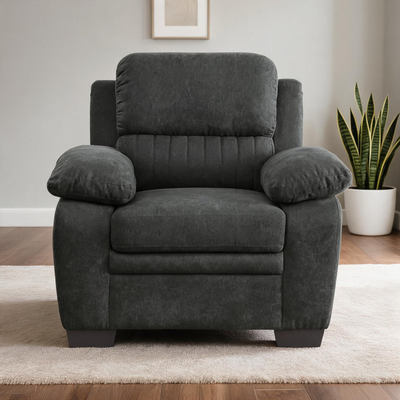 Chaise avec accoudoirs capitonnée Classic