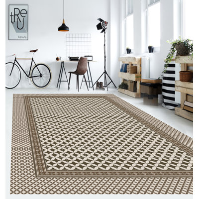 Burchfield Rectangle 160 cm x 240 cm Vinyl Area Rug