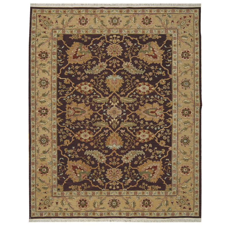 Burnham Wool Oriental Indoor Rug, Rectangle 5'10" x 8'10"