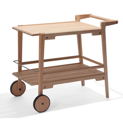 Marvine Solid Wood Bar Cart