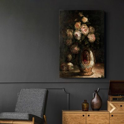 Paysage rétro CCXVIII - toile tendue avec châssis