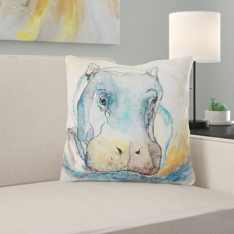  Coussin Hippo, Synthétique, Extérieur