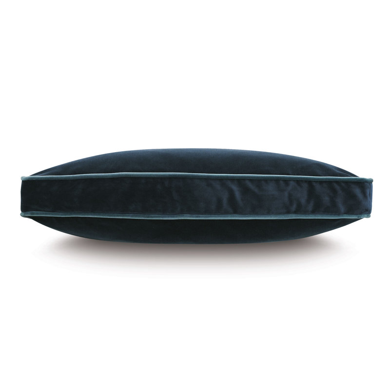 Uma Velvet Pillow Cover & Insert, Pacific