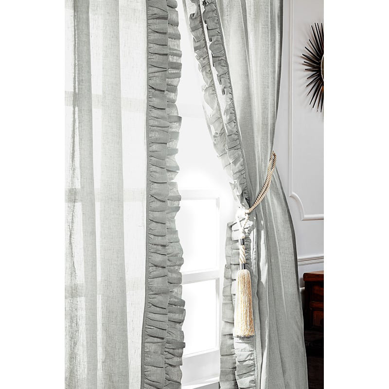 Kamari Semi Sheer Curtain, Green