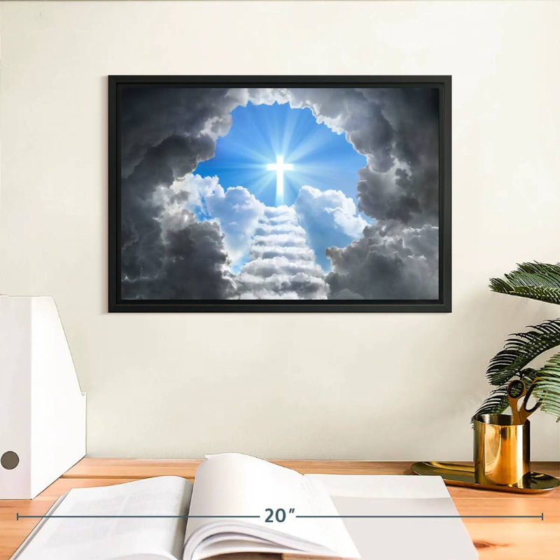 Adella Stairway To Jesus Christ, 9" H x 13" W