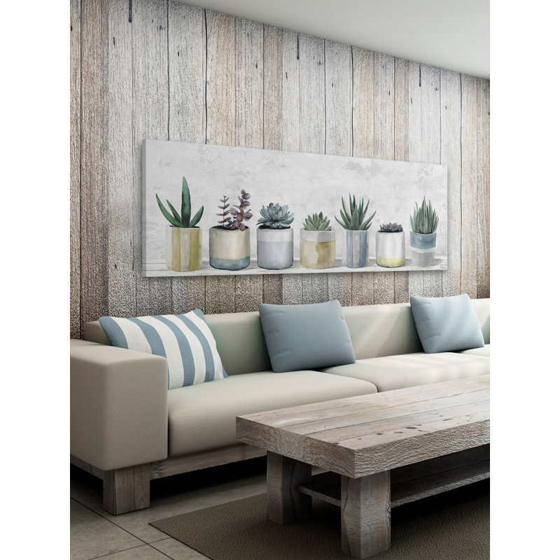 «Ultimate Succulents», reproduction sur toile tendue, H 5 po x l 15 po x P 1,5 po