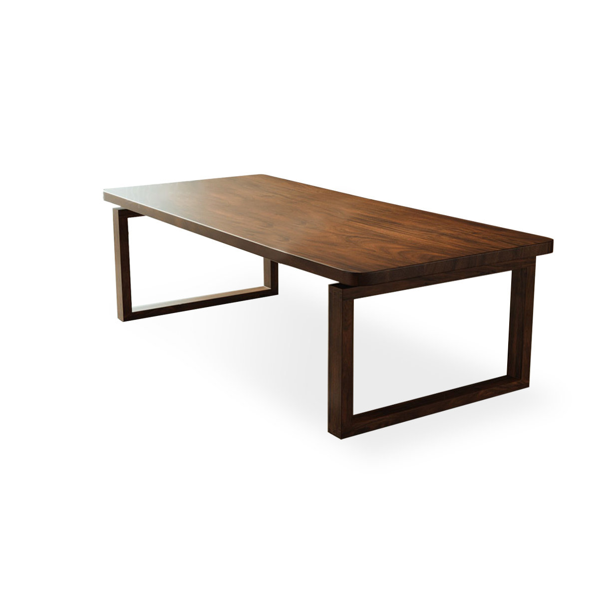 Hokku Designs 55" Nut-brown Rectangular Solid Wood Dining Table | Wayfair