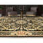 Hand Knotted Wool Area Rug in Black