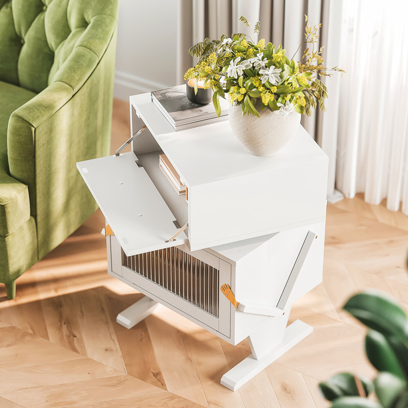 Sunvivi Side Table, White