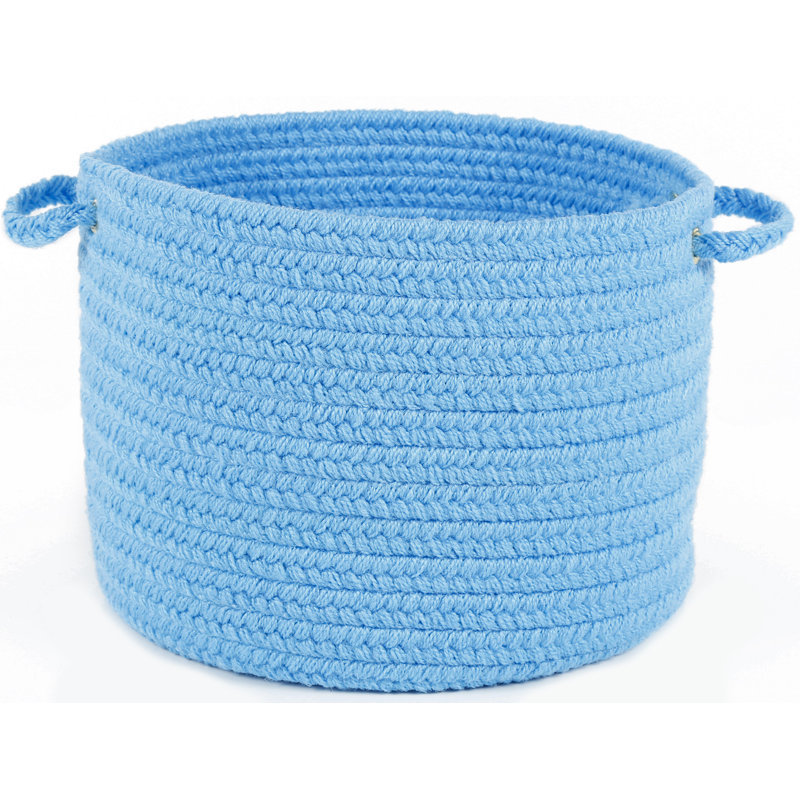 Panier Misha, H 8 po x l 10 po x P 10 po, Bleu aqua