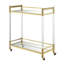 Carolina Acrylic/Glass Bar Cart