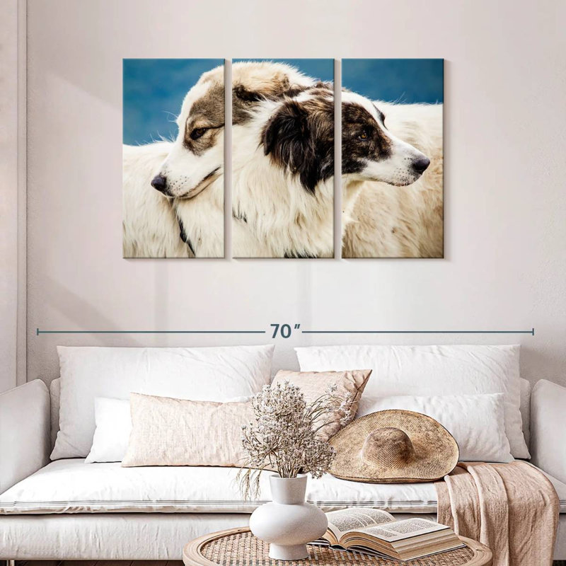 Brampt Australian Shepherd Dogs, 28" H x 45" W
