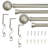 Adjustable 0.63" Double Curtain Rod-835536329-931839745