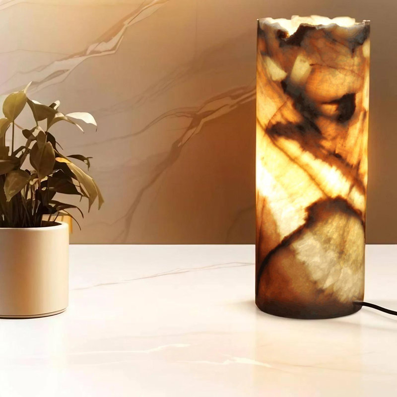 Blood Moon Onyx Lamp