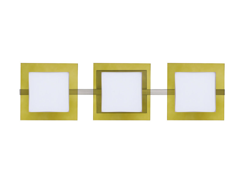 Catella 3 - Light Dimmable Vanity Light, Satin Nickel, Armagnac