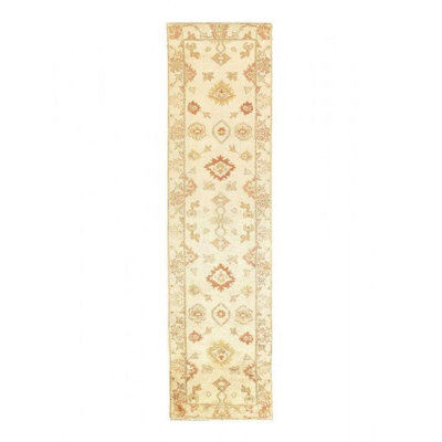 Wool Oriental Area Rug in Ivory