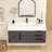 Jessica 48'' Wall-Mounted Single Bathroom Vanity-770587520