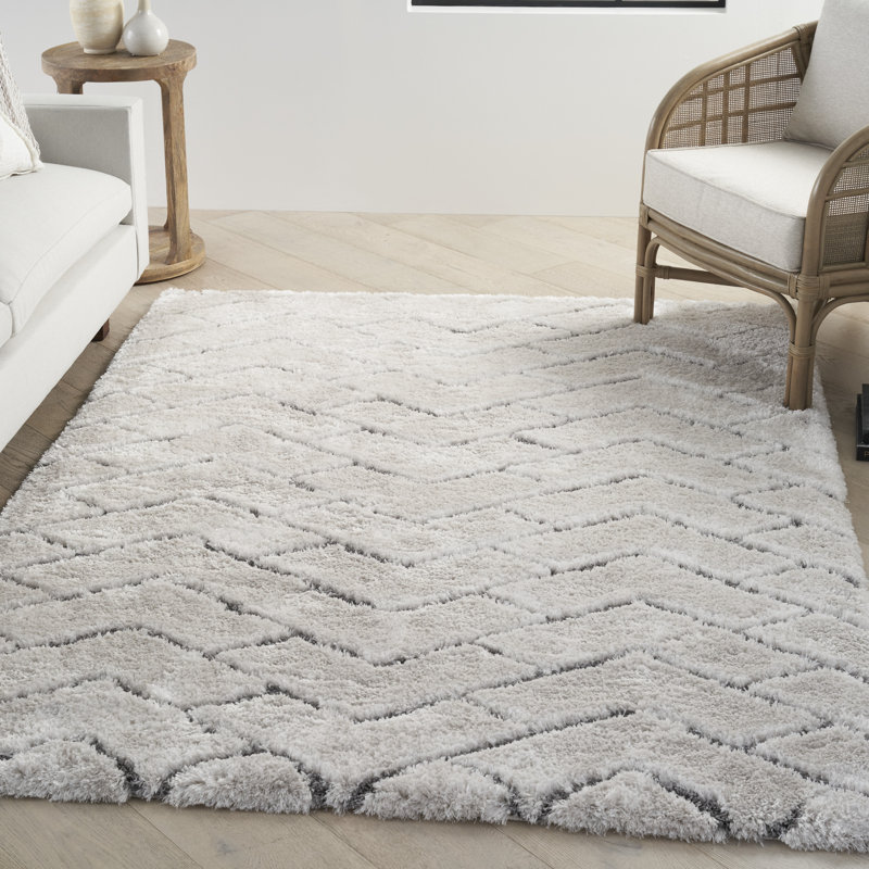 Worner Chevron Indoor Rug, Rectangle 4' x 6'