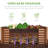 4x2x2 ft Outdoor Metal Raised Garden Bed, Spacious Deep-Root Planter for Veggies, Flowers & Herbs (119 Gallon Capacity)-1968870354