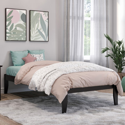 Javaunte Solid Wood Platform Standard Bed