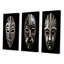 3 pièces sur toile - Masque africain traditionnel et traditionnel-176868245-176868247