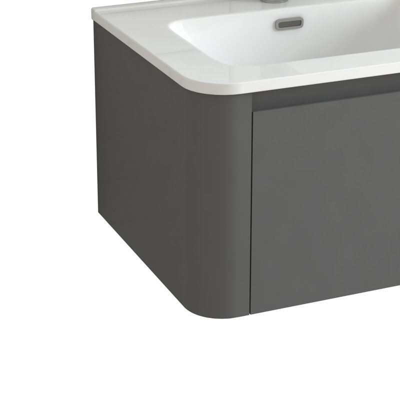 Meuble-lavabo mural avec lavabo , 24"