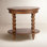 Isabel Spindle Solid Wood Round End Table