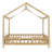 Low House Style Bed With Curtains-1784003896-1784003899