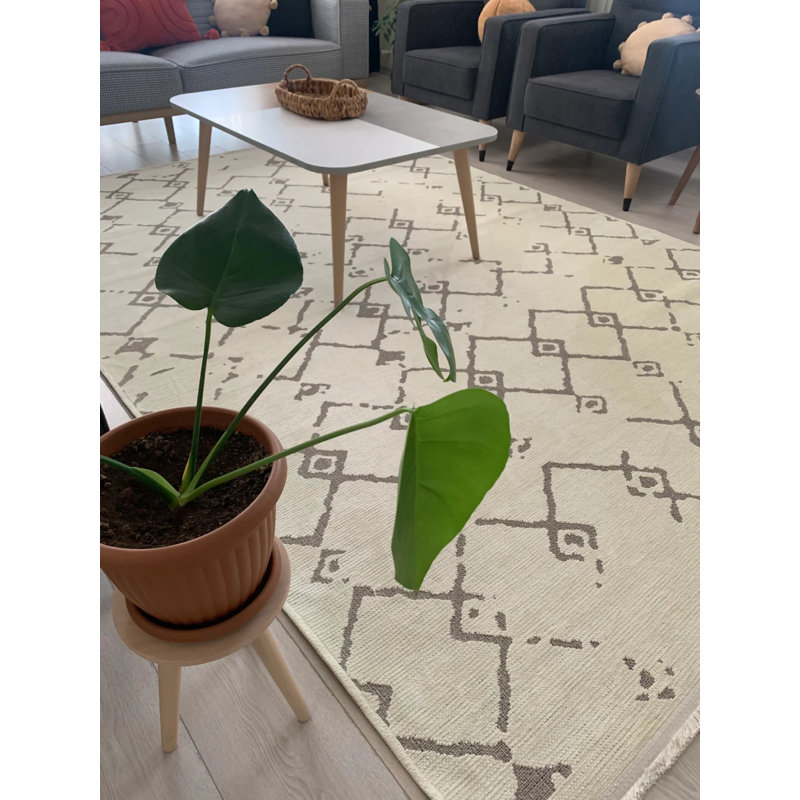 Tapis Viara avec envers antidérapant, Tapis de couloir 2 pi 7 po x 9 pi 9 po