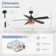 52'' Neal 5 - Blade Standard Ceiling Fan with Remote Control and Light Kit Included