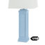 Tabetha - Lampe de table 32 "avec USB - ensemble de 2 - finition bleue-101990754