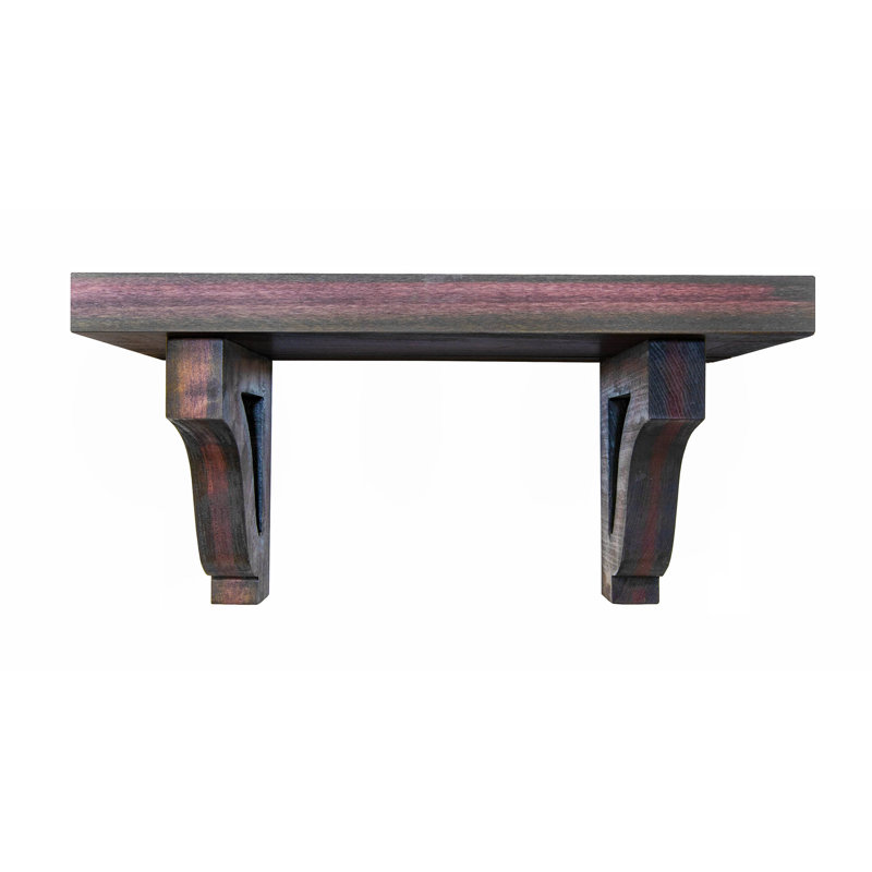 2" Shelves/W Corbels, 11" H x 33" W x 8" D