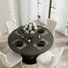 5 Pieces Round Dining Table Sets For 4-6 People