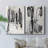 Grey Scribbles I-Premium Gallery Wrapped Canvas -Ready to Hang