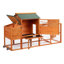 Poulailler portable sur roulettes