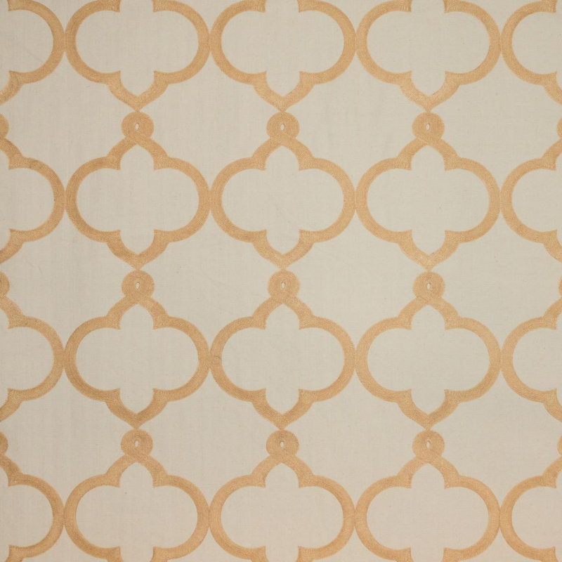 Prive Kafu Trellis Fabric, Gold Rush