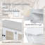 Banc de rangement pour chaussures avec coussin amovible et tablettes réglables-2050042256