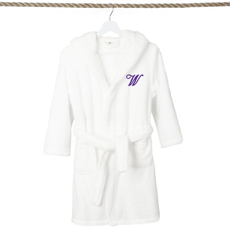 Peignoir à capuche double 100% polyester personnalisé, S, W