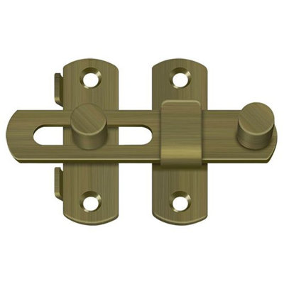 Loquet de 3 1/2 po Deltana DL35U5; finition laiton antique