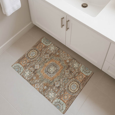 Tapis traditionnel lavable à la machine Premium