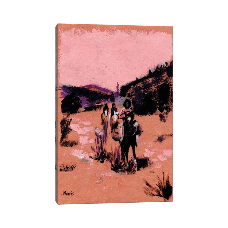 Apache Land - After Curtis - reproduction d'art sur toile tendue, 48" x 32", Gallery Wrapped Canvas, Sans cadre