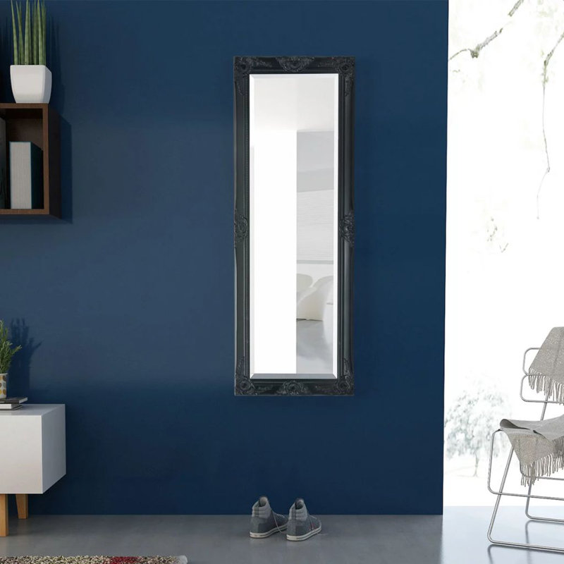 Blanche Full Length Mirror, Black, 100cm H x 50cm W