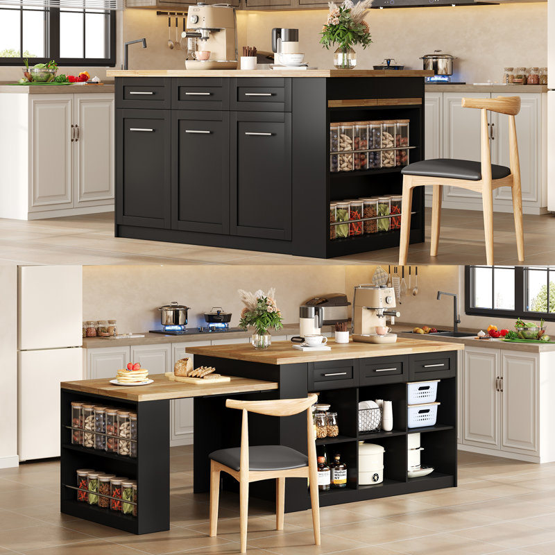150 cm W Kitchen Island with
