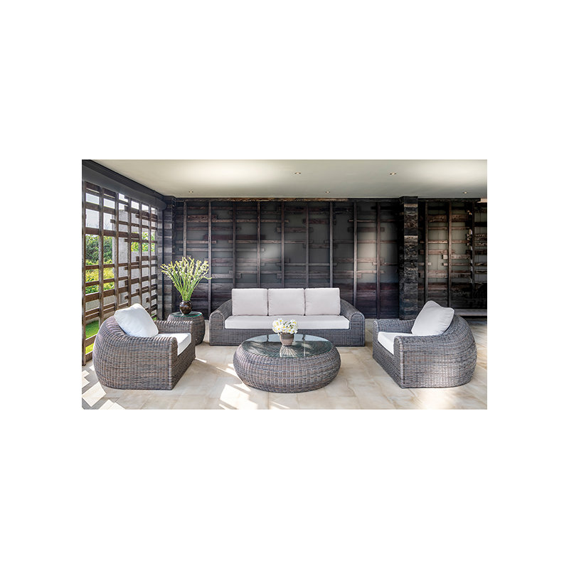 Ojai Outdoor Lounge Chair, Ash, Ojai Sunset