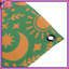 Tapisserie murale «Boho» - vert et orange-144247077