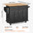 Kitchen Island Cart Rolling Storage Cabinet on Wheel with Drawer & Shelves-129175786-129175788