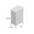Commode 5 tiroirs en bois massif Daniel